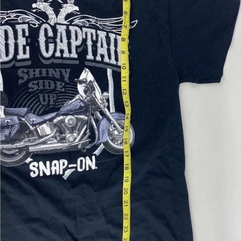 Snap-On Black Graphic Tee